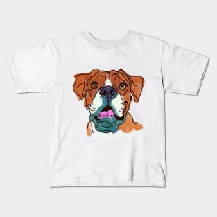 The Boxer Love of My Life Kids T-Shirt